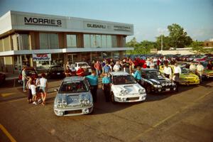 Rally Subarus on display at Morrie's Subaru