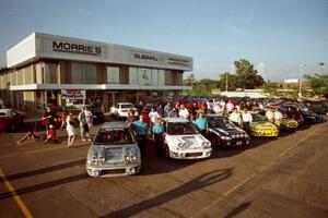 Rally Subarus on display at Morrie's Subaru