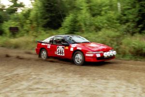 Mark Larson / Kelly Cox Eagle Talon at speed on SS1, Waptus.