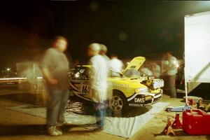 Pat Richard / Nathalie Richard Subaru Impreza 2.5RS at Friday night service in Osage.