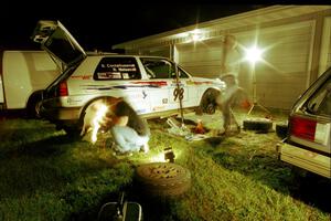 Bob Nielsen / Brett Corneliusen VW GTI at Friday night service in Osage.