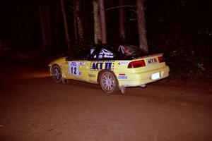 Steve Gingras / Bill Westrick Eagle Talon at speed on SS5, Hanna One.