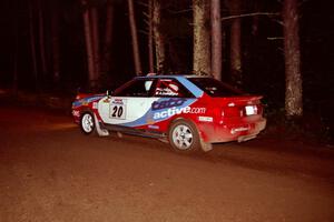 George Plsek / Alex Gelsomino Audi S2 Quattro at speed on SS5, Hanna One.