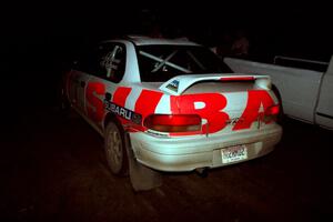 Henry Krolikowski / Cindy Krolikowski Subaru WRX STi checks into the finish of SS7, Two Inlets.