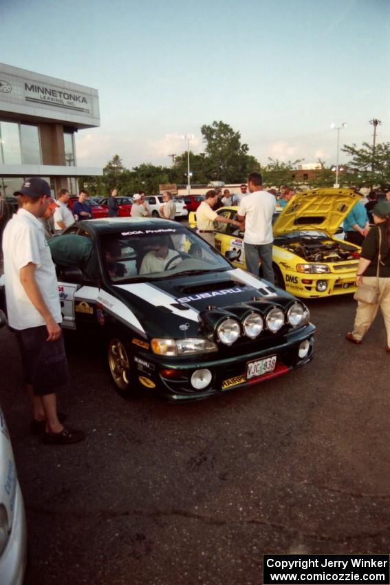 Lee Shadbolt / Bob Sherman Subaru Impreza and Paul Eklund / Scott Huhn Subaru Impreza at Morrie's Subaru