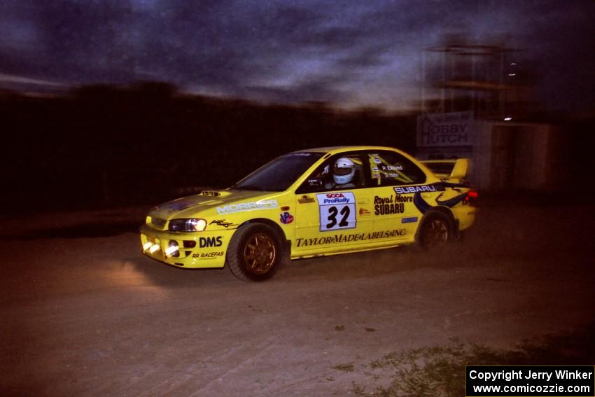 Paul Eklund / Scott Huhn Subaru Impreza at the Thursday night rallycross.