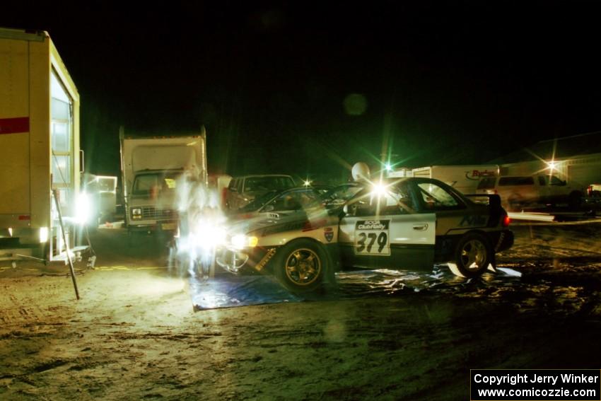 The Knight Racing Subaru 2.5RSs of Jonathan Ryther / Nick Taylor and Lon Peterson / Bill Gutzmann