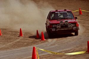 Gary Starr / Bill Tifft Dodge Omni GLH Turbo on SS8, Speedway Shennanigans.