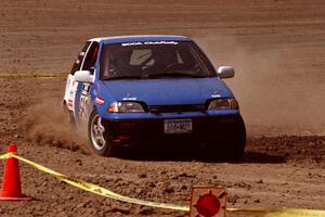 Dan Moore / John Hopponen Suzuki Swift GTi on SS8, Speedway Shennanigans.