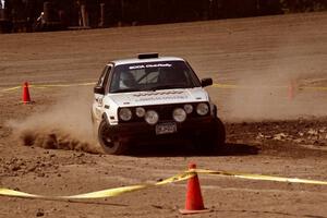 Aaron Hatz / Brendan Higgins VW GTI on SS8, Speedway Shennanigans.