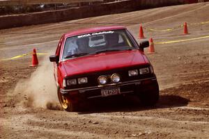 Paul Peters / Bob Anderson Subaru GL on SS8, Speedway Shennanigans.