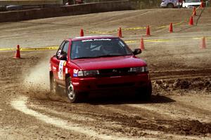 Jon Tabor / Kevin Poirier Nissan Sentra SE-R on SS8, Speedway Shennanigans.