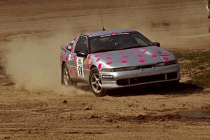 Rod Dean / Nichole Dean Plymouth Laser RS on SS8, Speedway Shennanigans.