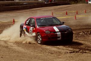 Tom Young / Jim LeBeau Dodge Neon ACR on SS8, Speedway Shennanigans.