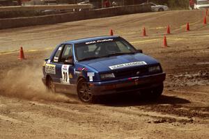 Kendall Russell / Dave Weiman Dodge Shadow on SS8, Speedway Shennanigans.