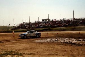 Alex Erisoty / Ben Greisler Audi 90 Quattro on SS8, Speedway Shennanigans.