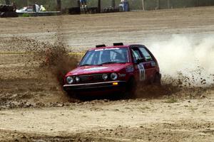 J.B. Niday / Al Kintigh VW GTI on SS8, Speedway Shennanigans.