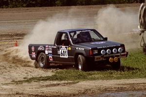 Mike Halley / Emily Burton-Weinman Mitsubishi Mighty Max on SS8, Speedway Shennanigans.