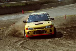 Mark Nelson / John Dillon Mitsubishi Lancer Evo IV on SS8, Speedway Shennanigans.