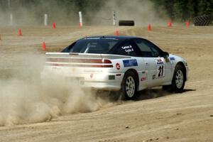 Chris Czyzio / Eric Carlson Mitsubishi Eclipse GSX on SS8, Speedway Shennanigans.