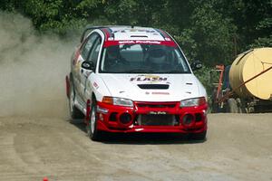 Garen Shrader / Michael Fennell Mitsubishi Lancer Evo IV on SS8, Speedway Shennanigans.