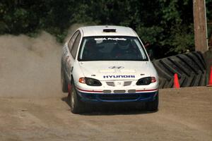 John Buffum / Mark Williams Hyundai Elantra on SS8, Speedway Shennanigans.