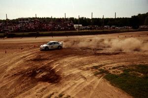 Seamus Burke / Frank Cunningham Mitsubishi Lancer Evo IV on SS8, Speedway Shennanigans.