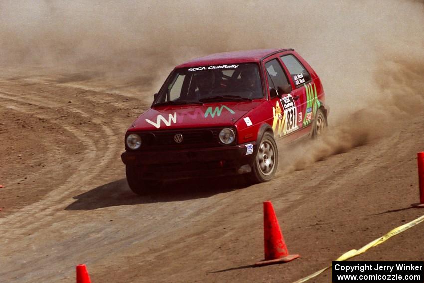 Brian Pilczuk / Richard Pilczuk VW GTI on SS8, Speedway Shennanigans.