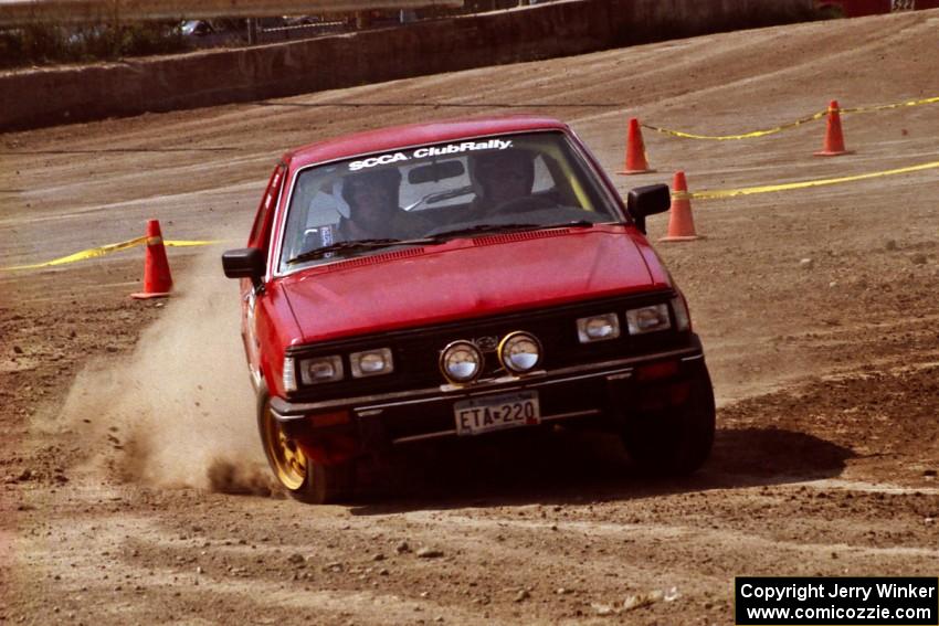 Paul Peters / Bob Anderson Subaru GL on SS8, Speedway Shennanigans.