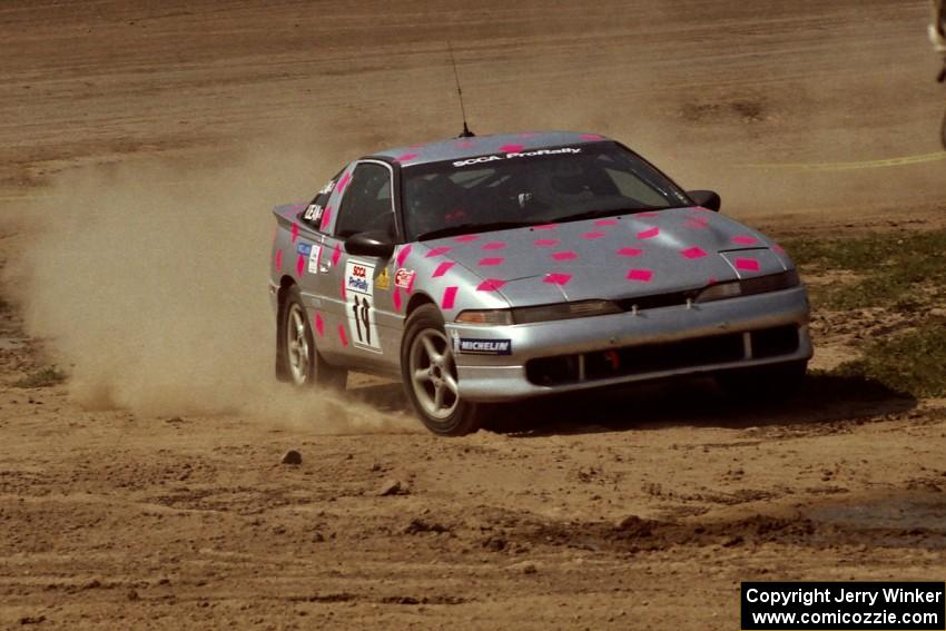 Rod Dean / Nichole Dean Plymouth Laser RS on SS8, Speedway Shennanigans.