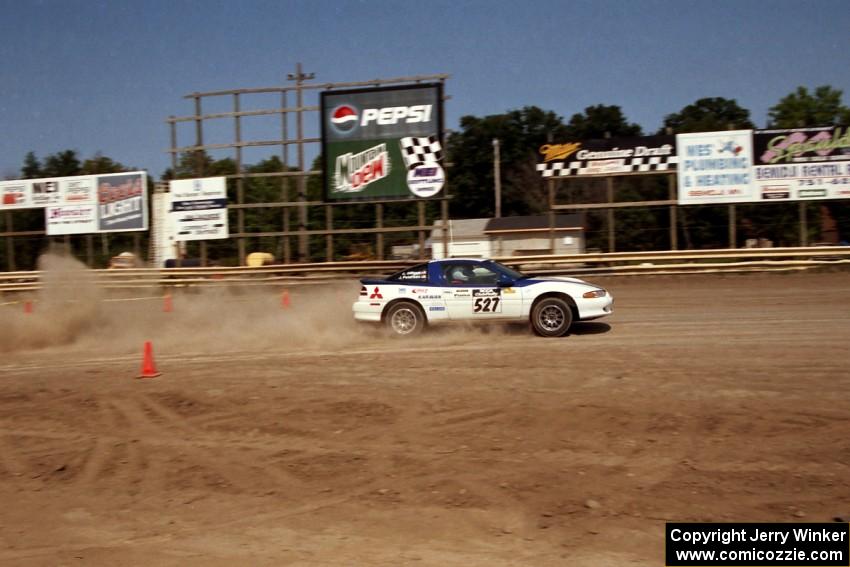 Chris Gilligan / Joe Petersen Mistubishi Eclipse GSX on SS8, Speedway Shennanigans.