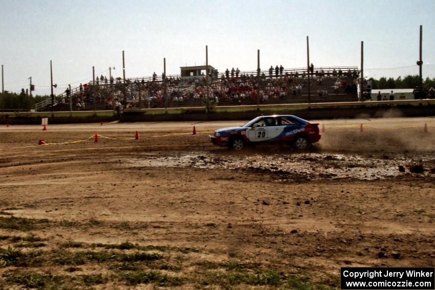 George Plsek / Alex Gelsomino Audi S2 Quattro on SS8, Speedway Shennanigans.