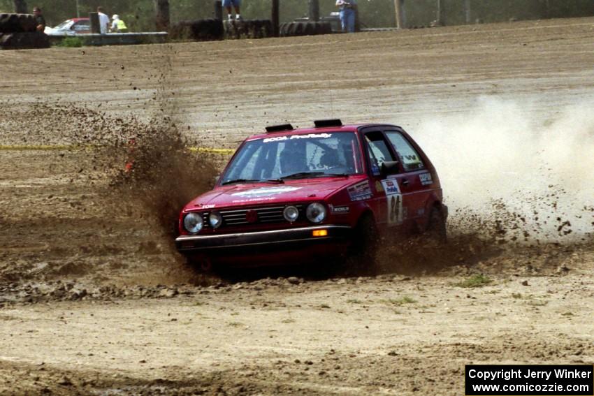 J.B. Niday / Al Kintigh VW GTI on SS8, Speedway Shennanigans.