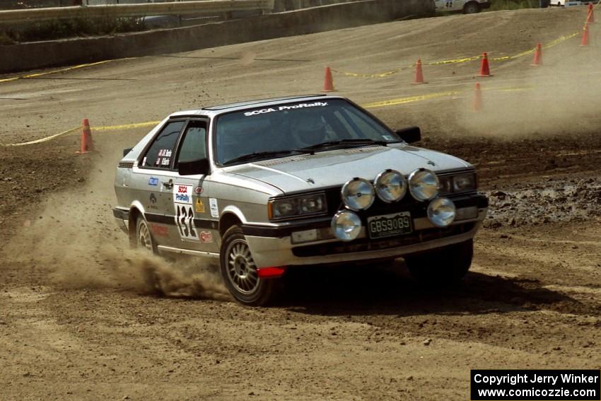 Bob Burtis / Rick Burtis Audi Quattro Coupe on SS8, Speedway Shennanigans.