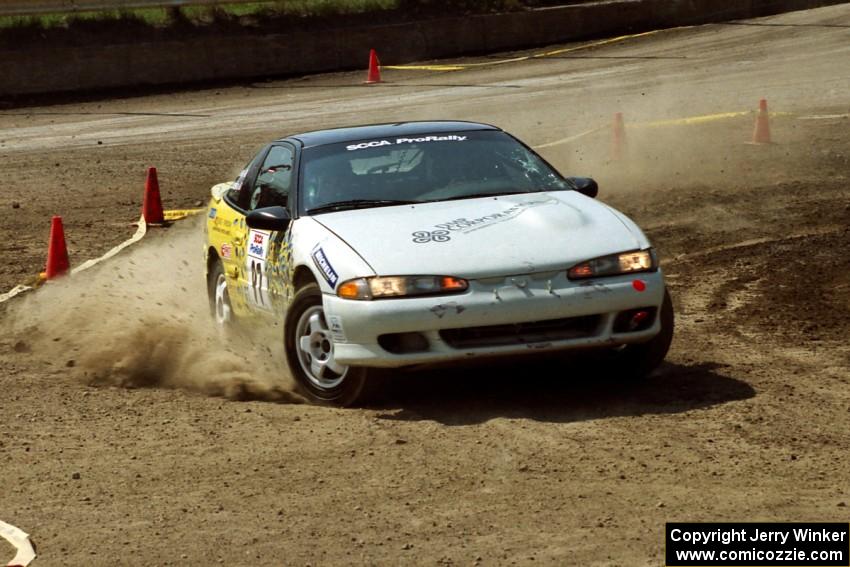 Paul Dubinsky / Yvon Dubinsky Eagle Talon on SS8, Speedway Shennanigans.