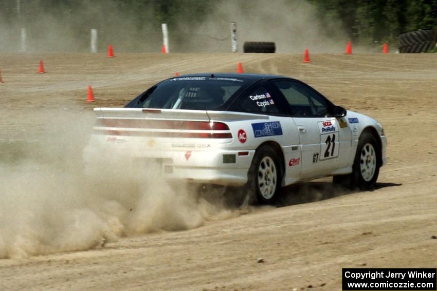 Chris Czyzio / Eric Carlson Mitsubishi Eclipse GSX on SS8, Speedway Shennanigans.