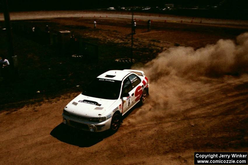 Henry Krolikowski / Cindy Krolikowski Subaru WRX STi on SS8, Speedway Shennanigans.