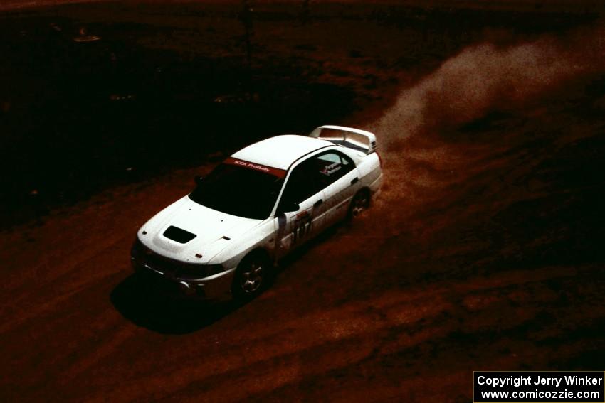 Tim Paterson / Scott Ferguson Mitsubishi Lancer Evo IV on SS8, Speedway Shennanigans.