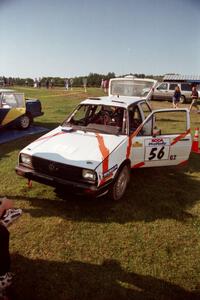 Doug Davenport / Lea Davenport VW GTI was a DNF after having a roll early on day two.