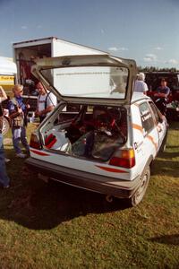 Doug Davenport / Lea Davenport VW GTI was a DNF after having a roll early on day two.