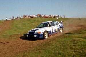 Karl Scheible / Russ Hughes Mitsubishi Lancer Evo V on SS11, Ranch Super Special I.