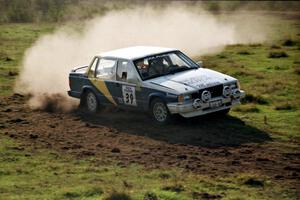 Carl Jardevall / Amity Trowbridge Volvo 740 Turbo on SS11, Ranch Super Special I.