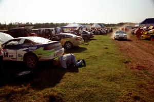 Mid-day service at the ranch stage just prior to the running of SS11, Ranch Super Special I.