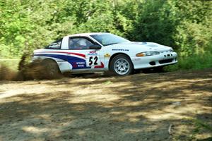 Doug Shepherd / Pete Gladysz Mitsubishi Eclipse at the spectator corner on SS10, Kabekona.