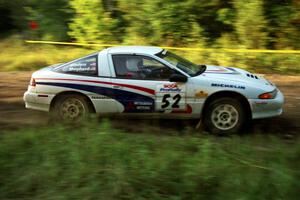 Doug Shepherd / Pete Gladysz Mitsubishi Eclipse at speed on SS14, East Steamboat.