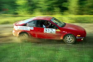 Jouni Pohjolainen / John Matikainen Nissan NX2000 at speed on SS14, East Steamboat.