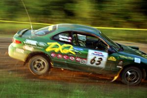 Tad Ohtake / Bob Martin Ford Escort ZX2 at speed on SS14, East Steamboat.