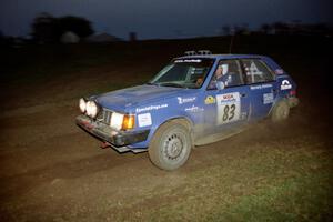 Mark Utecht / Brenda Corneliusen Dodge Omni GLH Turbo on SS15, Ranch Super Special II.