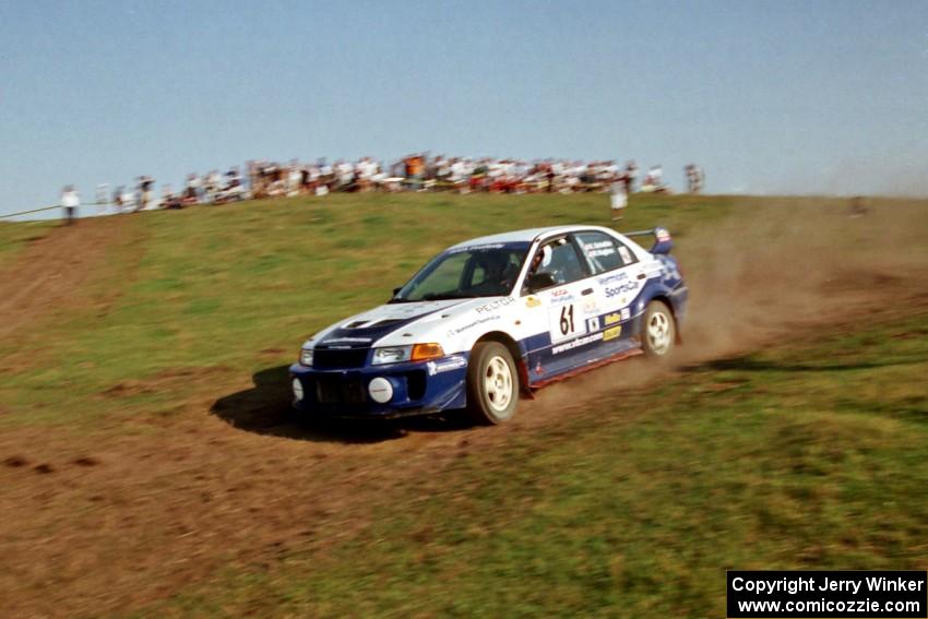 Karl Scheible / Russ Hughes Mitsubishi Lancer Evo V on SS11, Ranch Super Special I.