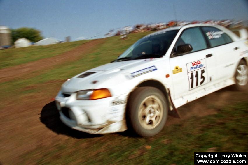 Seamus Burke / Frank Cunningham Mitsubishi Lancer Evo IV on SS11, Ranch Super Special I.